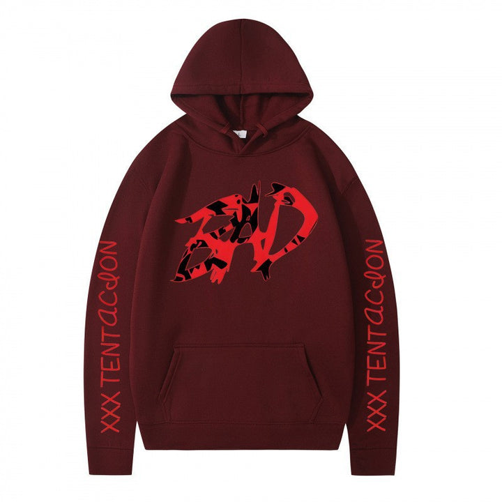 Kvinder hoodie med iøjnefaldende grafisk tryk og afslappet pasform Skovae
