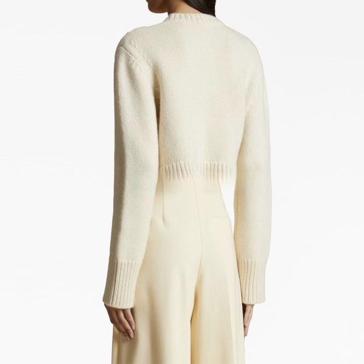 Kvinderne korte strikket cardigan med knapper Stilla