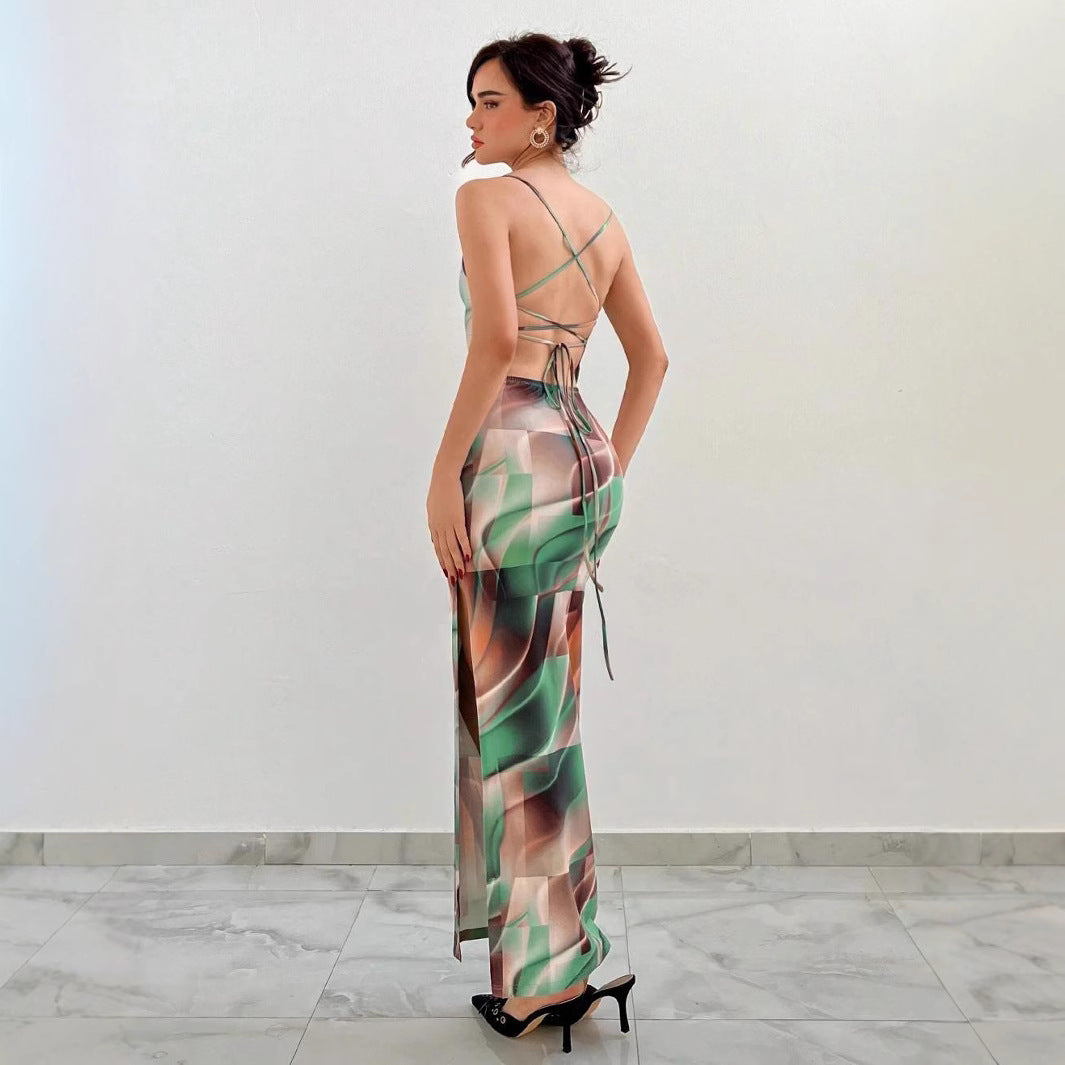 Dame Slip Maxi Kjole Stilla