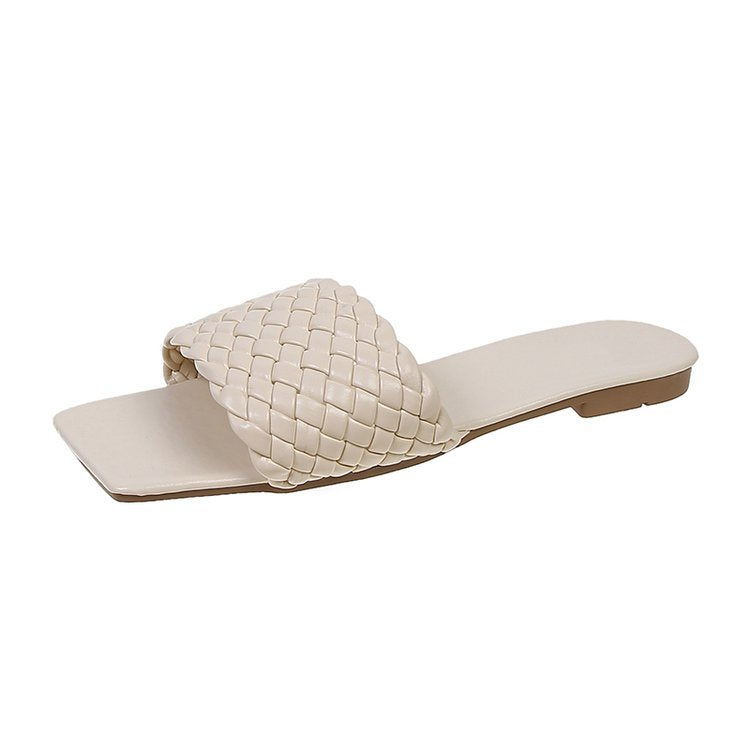Damer Flettede Sandaler med bred rem og skridsikker sål Stilla