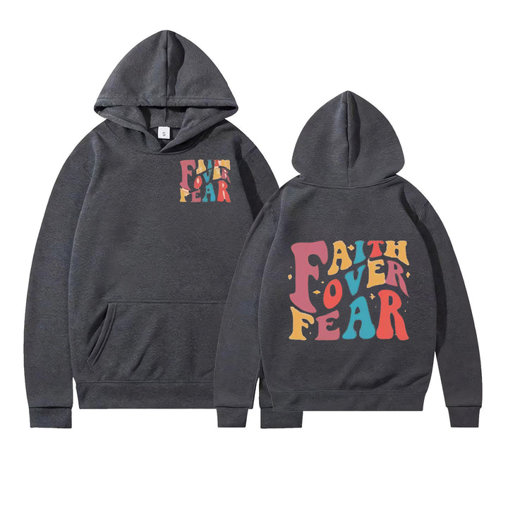 Dame hoodie med unikt grafisk display Skovae