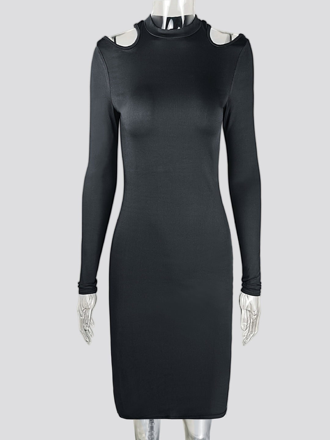 Dame elegant Langærmskjorte med raffinerede cut-out-detaljer Stilla