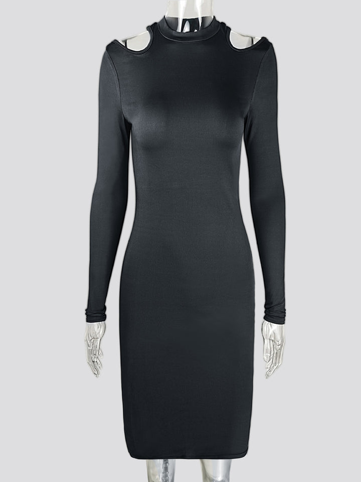 Dame elegant Langærmskjorte med raffinerede cut-out-detaljer Stilla