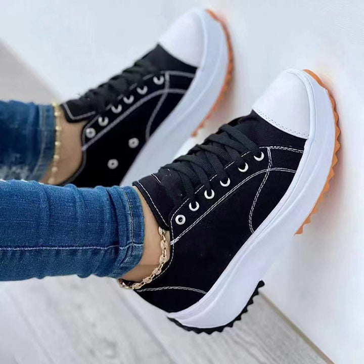 Dame fashionable High-Top Sneakers med iøjnefaldende gummisål og stilfuldt design Stilla