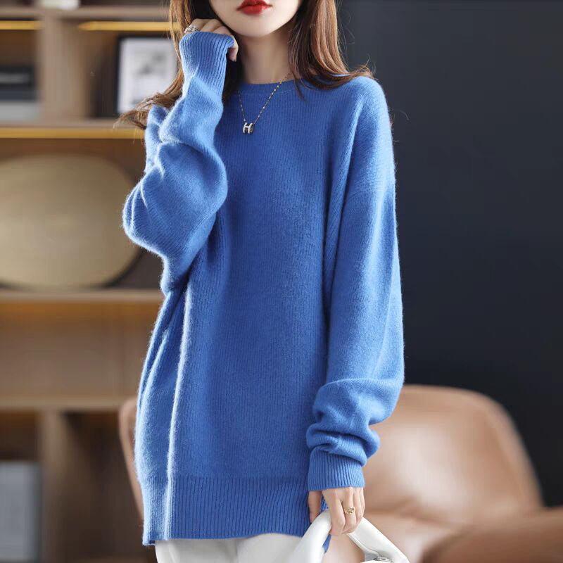 Kvinders cozy sweater lavet af blødt materiale og afslappet snit Stilla