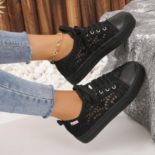 Dame Sporty Sneakers med luftgennemtrængeligt spids-design Stilla