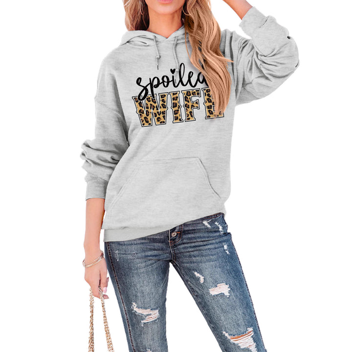 Kvinders hoodie med kreativ og elegant skrift Stilla