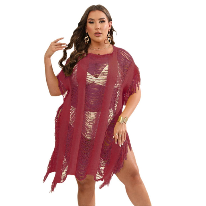 Femme Bohemian Fringe Strandcover-Up Stilla