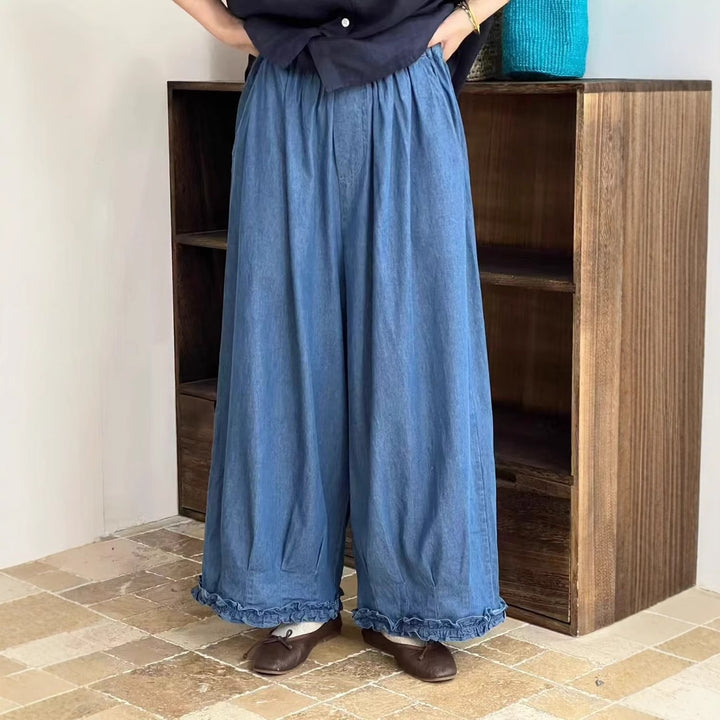 Femme Bred Denim-Bukser Stilla