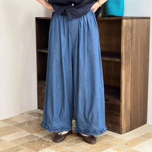 Femme Bred Denim-Bukser Stilla