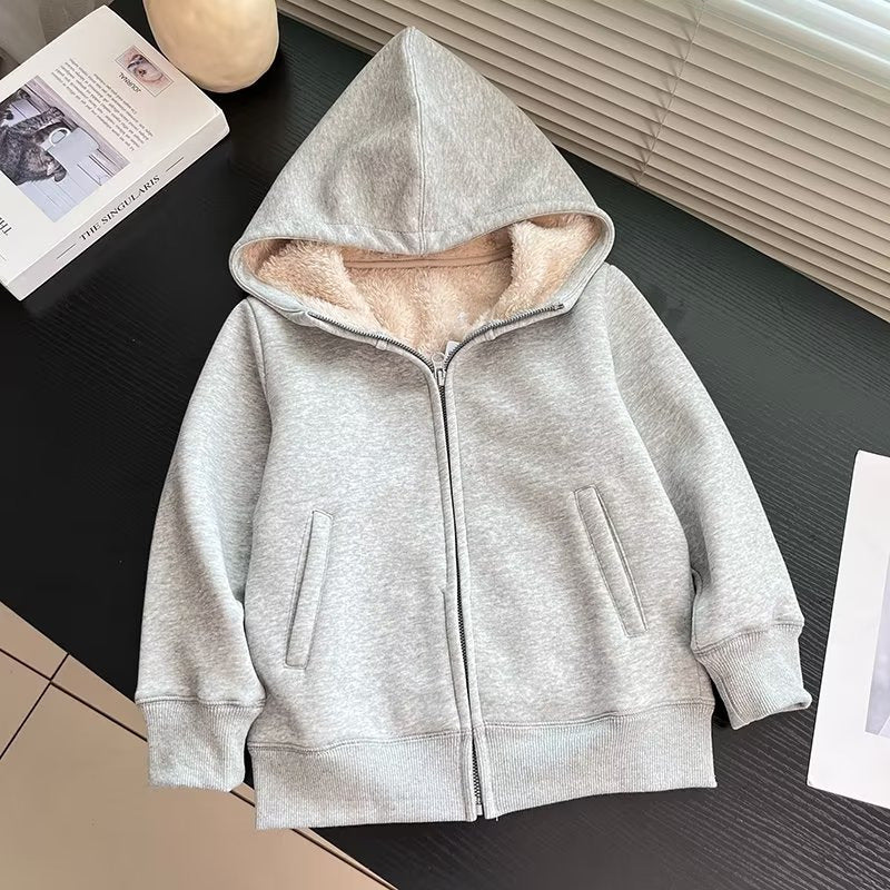 Kvinders hyggelige og varme hoodie jakke med fleeceforing Stilla