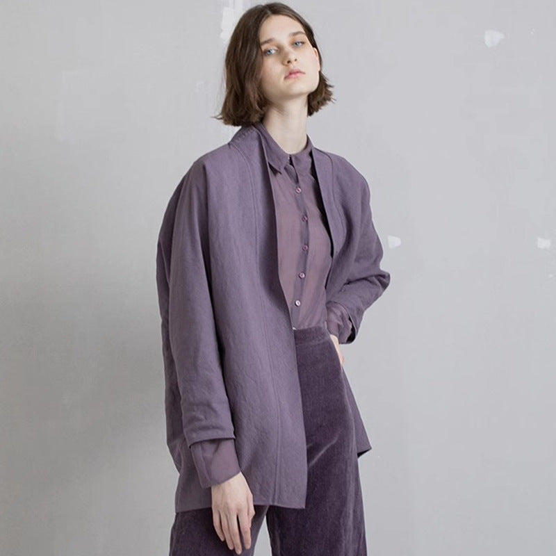 Dame elegant og transparent bluse Stilla