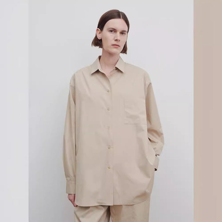 Dame brede og elegante højhalsede bukser med klassiske læg Stilla