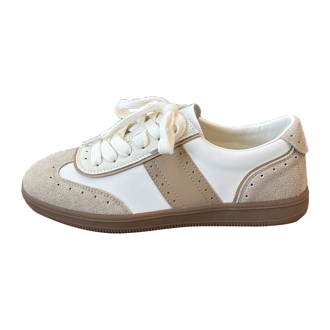 Femme Retro-inspirerede afslappede sneakers med ruskindaccentuer Stilla