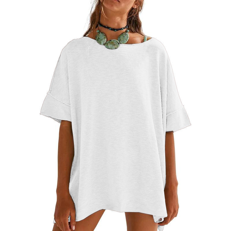 Dame Oversized Afslappet Fit T-Shirt Stilla
