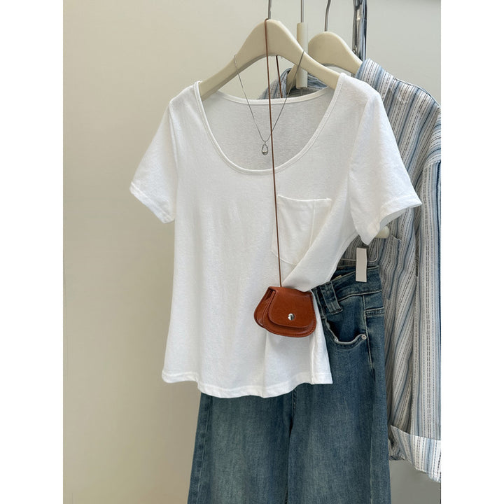 Femme Basic Lomme T-Shirt Stilla