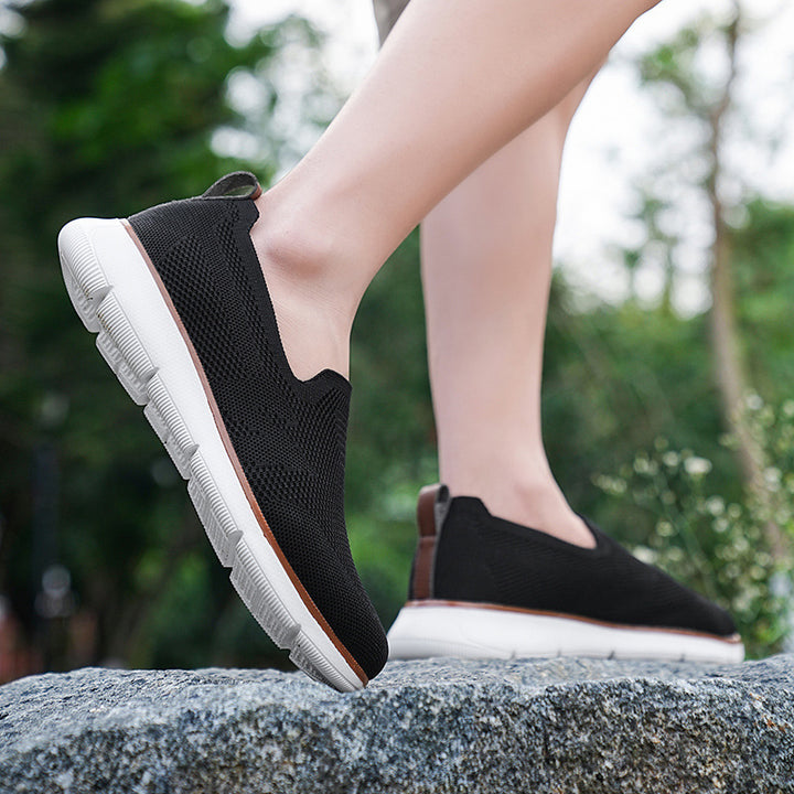 Herrer Åndbare Slip-On Vandresko med Flex-Fit Teknologi Stilla