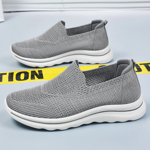 Femme Letvæg Slip-On Sport Sneakers med åndbart strikovermateriale og støddæmpende sål Stilla