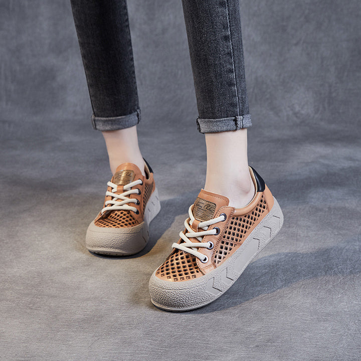 Herrer Fritid Åndbar Mesh Sneakers med Tekstureret Ydersål Stilla