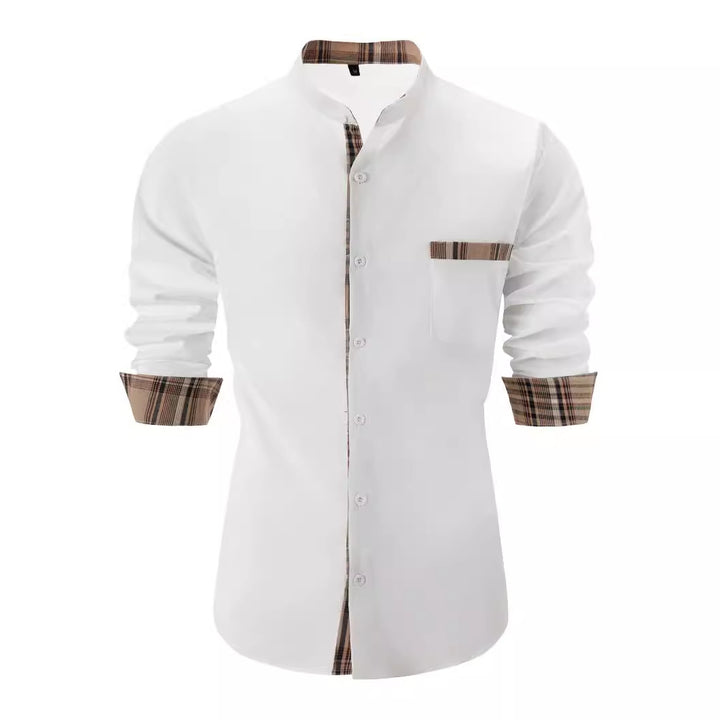 Herrer Fritid Button-Up Skjorte Stilla