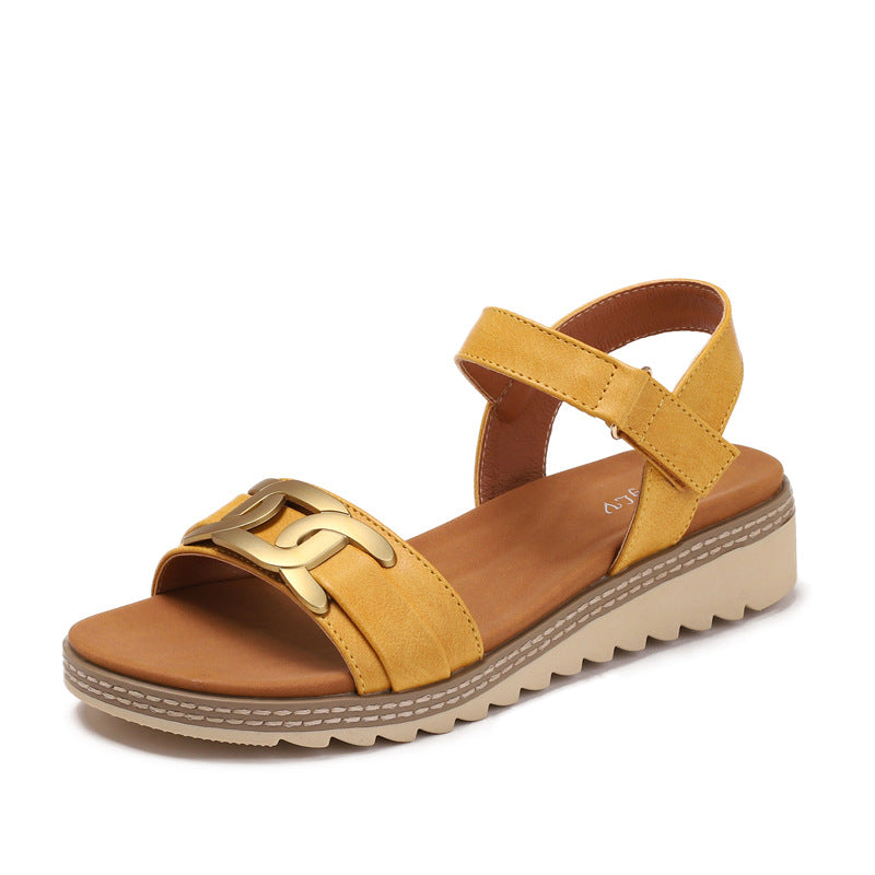 Dame Komfortable Sandaler med elegant Rem og moderne Spænder Stilla