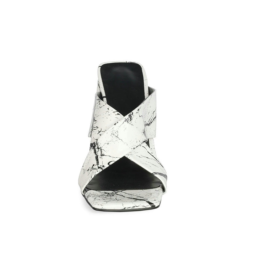 Femme Open-Toe Block-Hælsandal Stilla