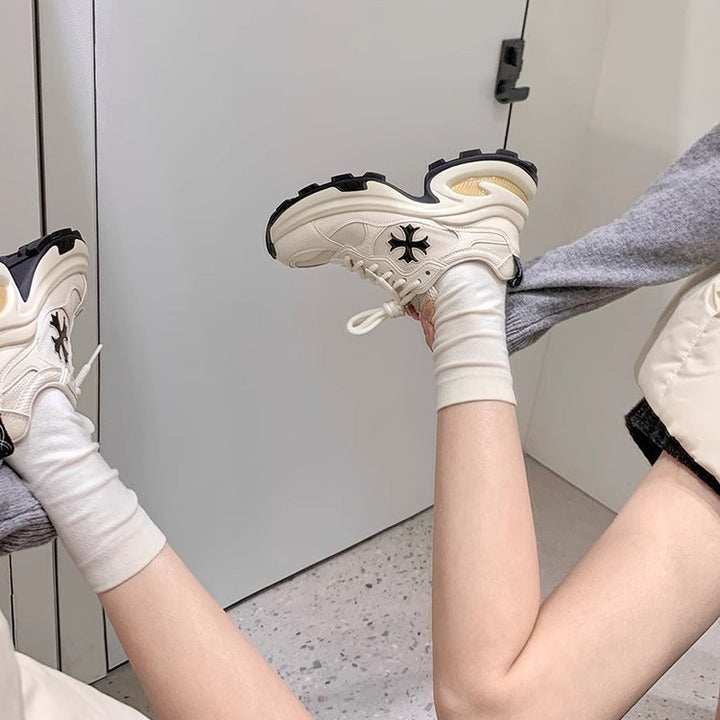 Dame Chunky Platform Løbesko med åndbart Mesh-Overmateriale Stilla