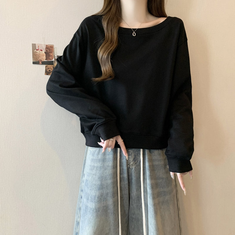 Dame Casual Oversized Sweatshirt med faldende skuldre Stilla
