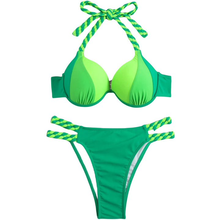 Femme Farverigt Bikini-Sæt Stilla