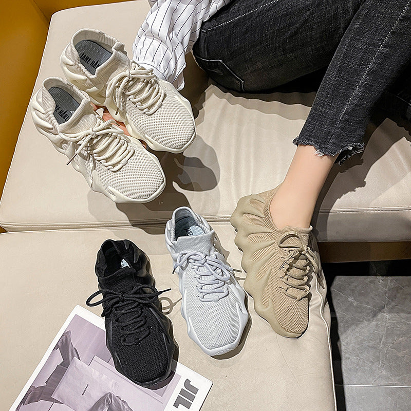 Dame Sporty Sneakers med fleksibelt strik-overmateriale og innovativ dæmpningsteknologi Stilla