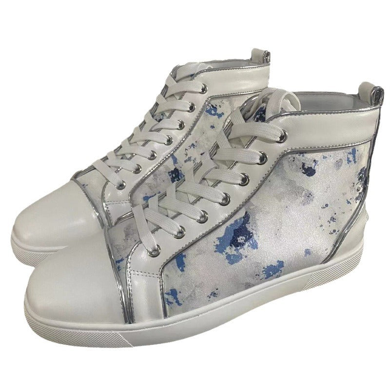 Femme High-Top Fashion Sneakers med kunstnerisk design Stilla
