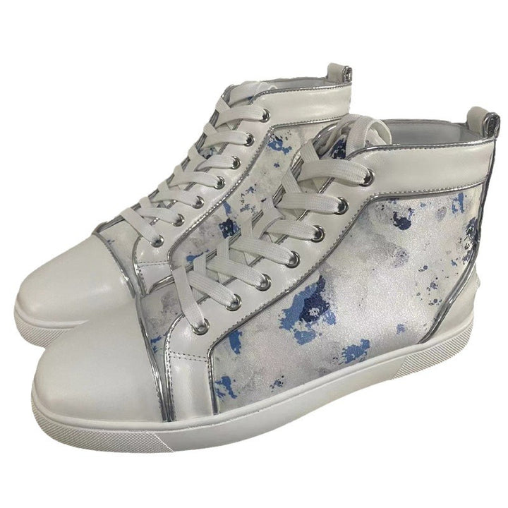 Femme High-Top Fashion Sneakers med kunstnerisk design Stilla