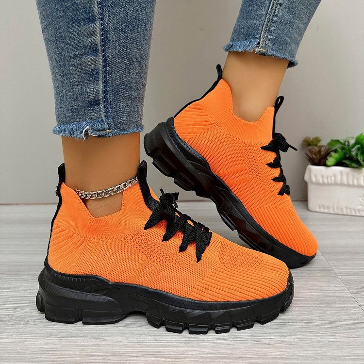 Damer Sporty Sneakers med åndbart strikket overdel og dæmpende såleprofil Stilla