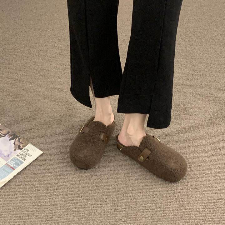 Dame Behagelige Fleeceforede Slippers Mules Stilla