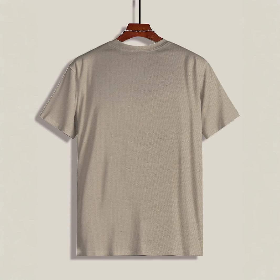Herre T-shirt med kraftfuldt oksemotiv og åndbare egenskaber Stilla