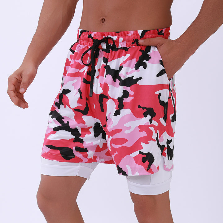 Herrer Sporty Cargo Shorts med Inderslip Stilla