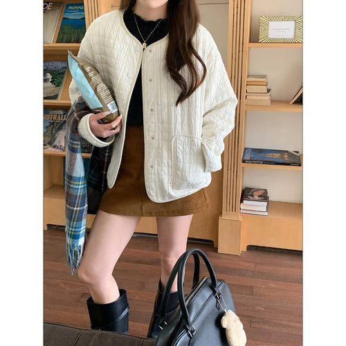 Kvinders quilted oversized jakke Stilla