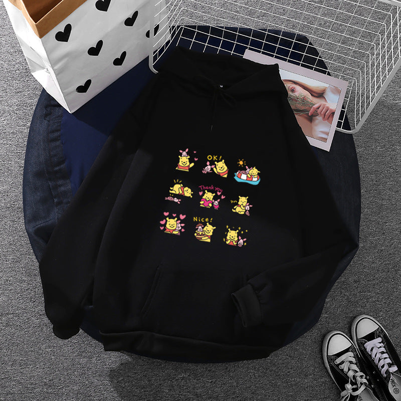 Dame hoodie med unikt Pikachu motiv Stilla