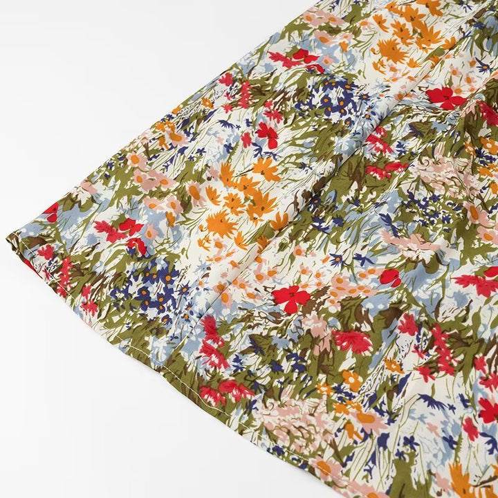 Dame Sommer Maxi-Kjole med justerbare spaghetti-stropper og blomster mønster Stilla