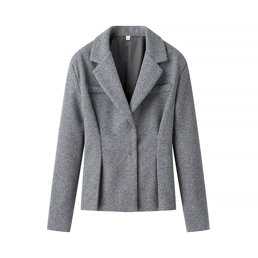 Dame blazer nederdel-sæt med elegant snit og klassiske detaljer Stilla