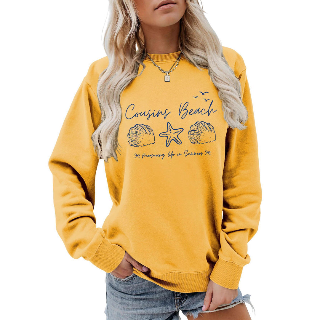 Kvinders sweatshirt med maritimt motiv og komfortabel pasform Stilla