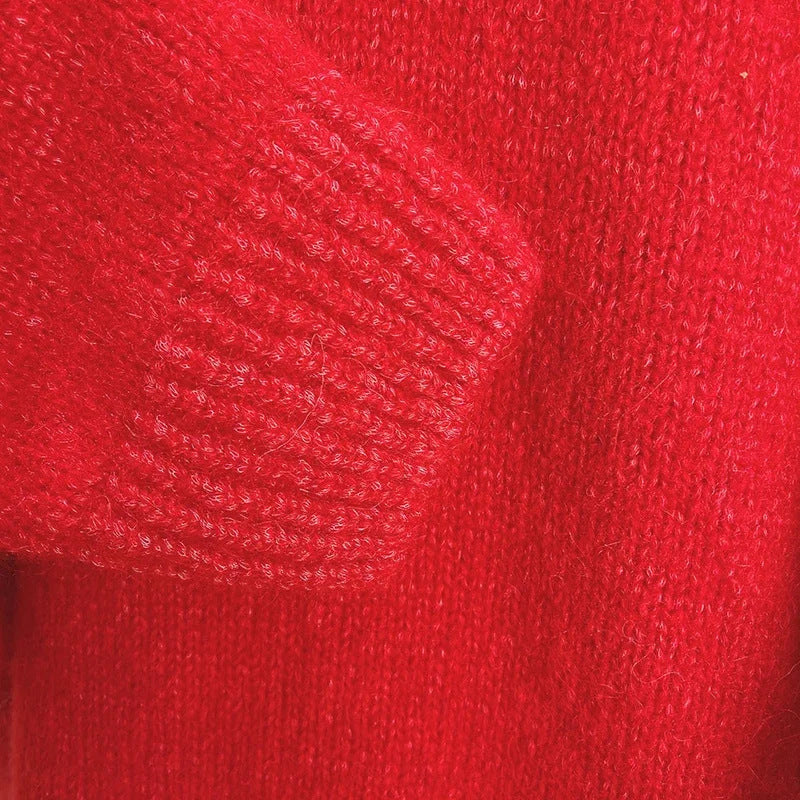 Kvinder Cozy Knit Sweater med iøjnefaldende print Stilla