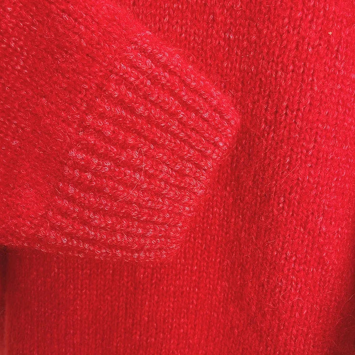 Kvinder Cozy Knit Sweater med iøjnefaldende print Stilla