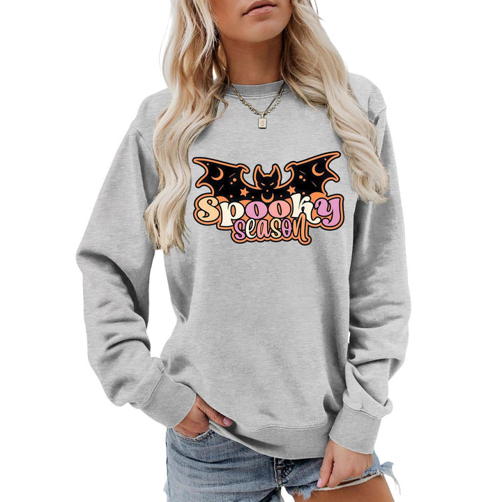 Kvinders sweatshirt med kreativ Halloween-design Stilla
