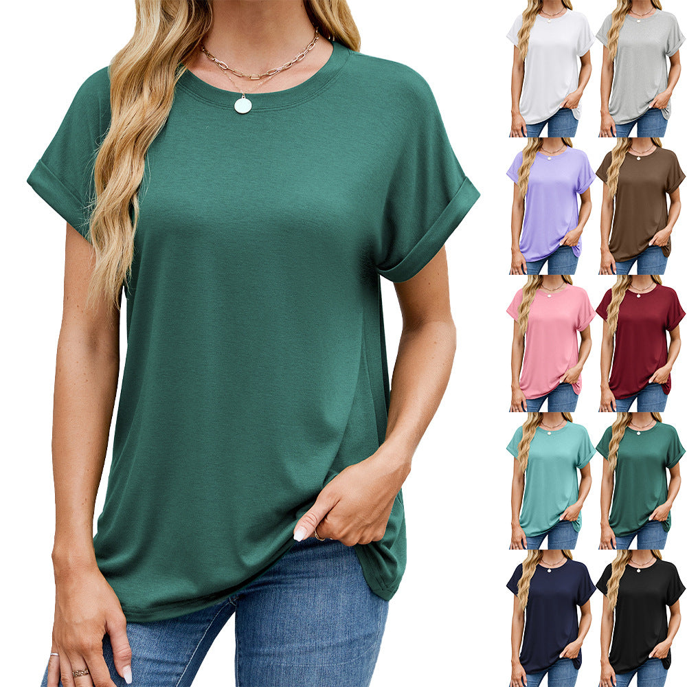 Stilla | Essential Plain Solid Rund Løs Tee