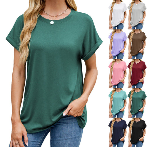 Stilla | Essential Plain Solid Rund Løs Tee