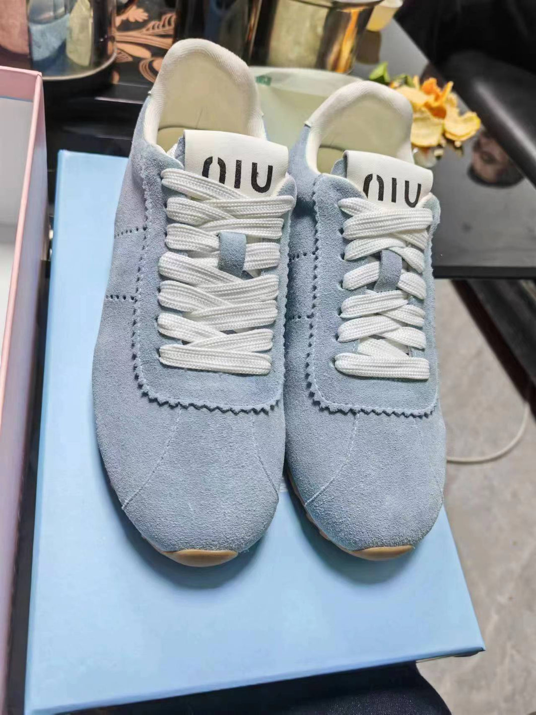 Herrer retro-inspirerede ruskinds sneakers Stilla