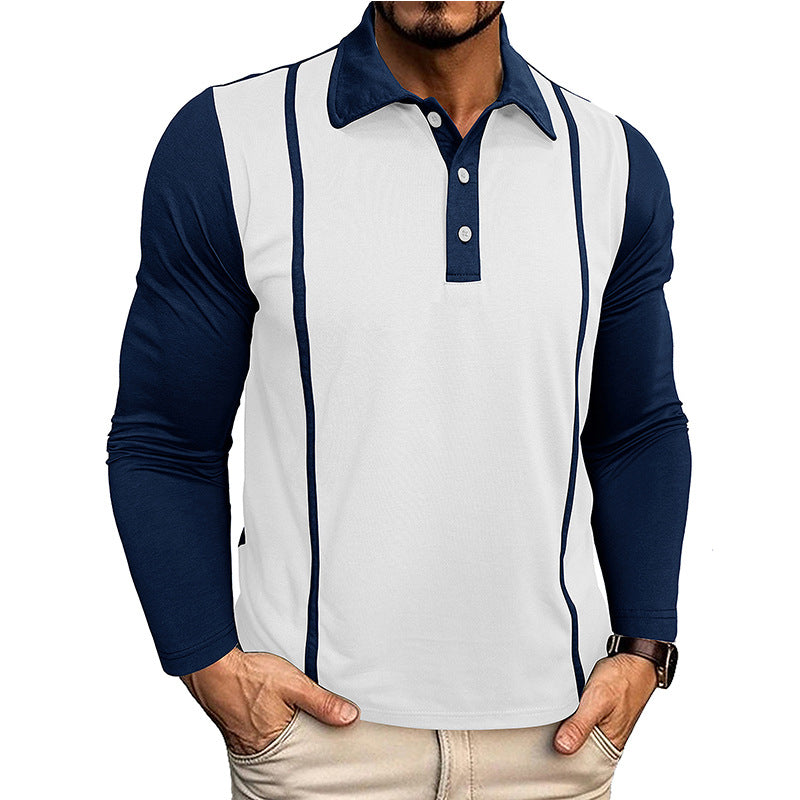 Herre Langærmet Polo T-shirt Stilla