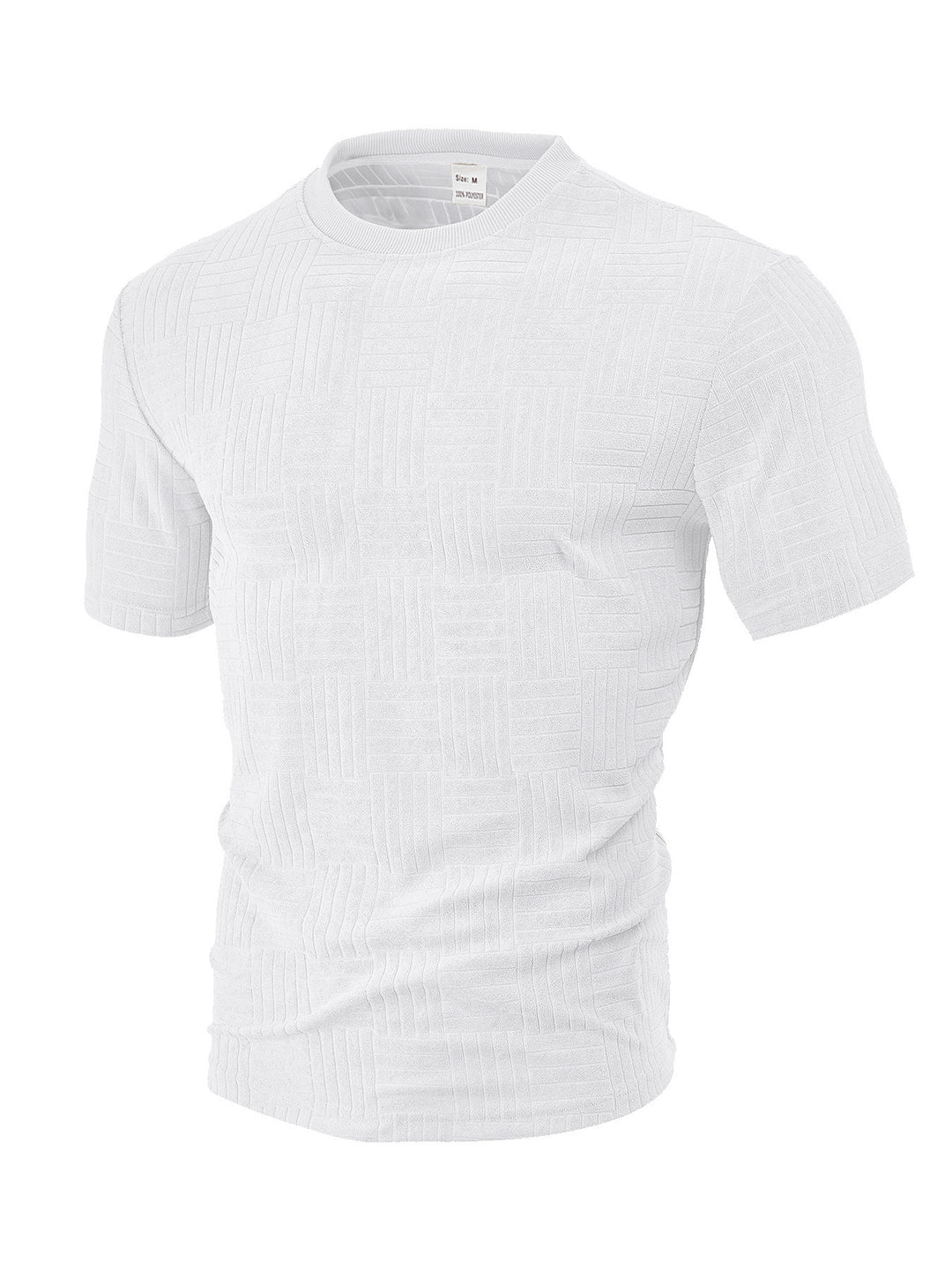 Herren struktureret T-shirt med åndbar teknologi Stilla