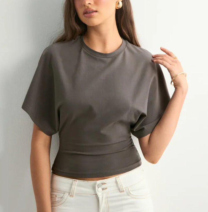 Dame Behagelig Oversized T-shirt med moderne snit Skovae